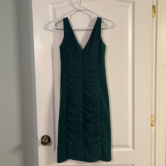 NWOT green White House black market sheath dress 2 - Picture 2 of 6